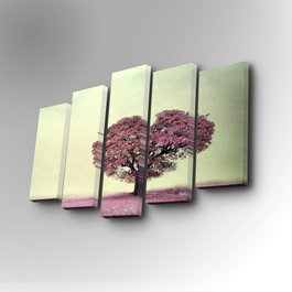 Wallity Cuadro Decorativo en Lienzo de 5 Piezas 5PUC-067 Multicolor